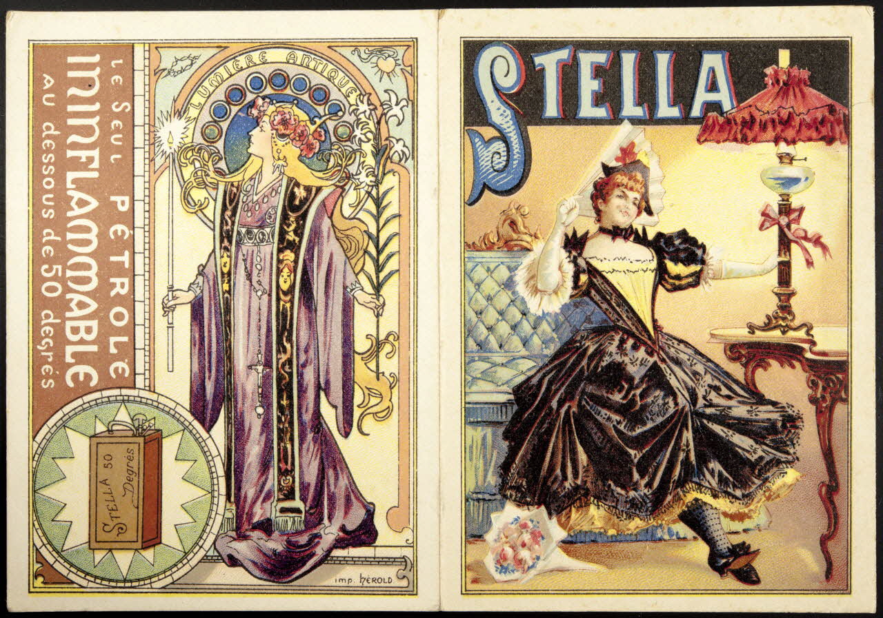 Herold; carte réclame chromo Paris 1895-1914 1995.1.3969.1 Photo