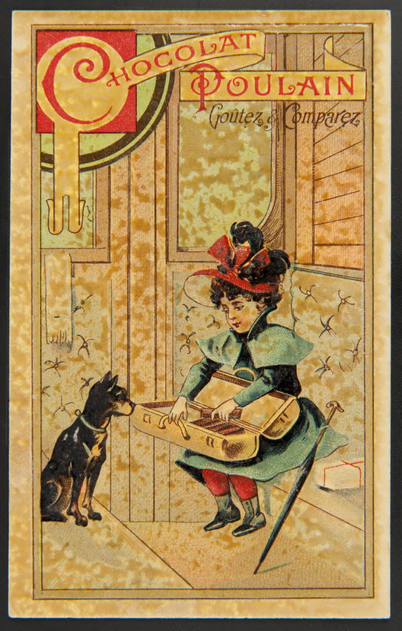 Herold; carte réclame chromo Paris 1895-1914 1995.1.3970.4 Photo