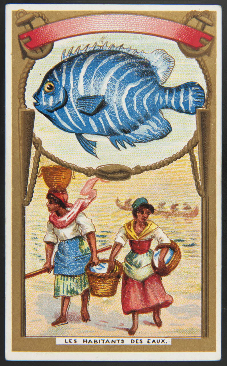 Hérold (éditeur), Gamichon Frères et Bisschop carte réclame chromo Paris 1895-1914 1995.1.3971.11 Photo