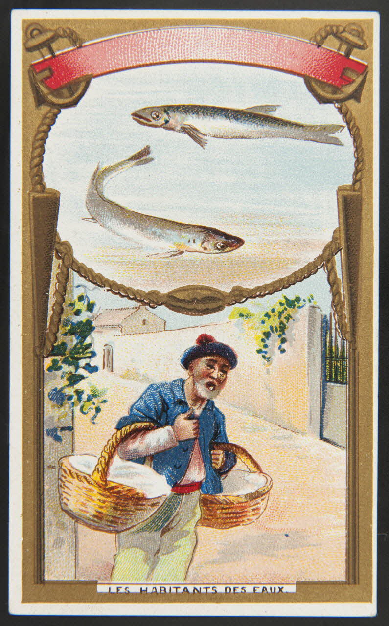 Hérold (éditeur), Gamichon Frères et Bisschop carte réclame chromo Paris 1895-1914 1995.1.3971.12 Photo