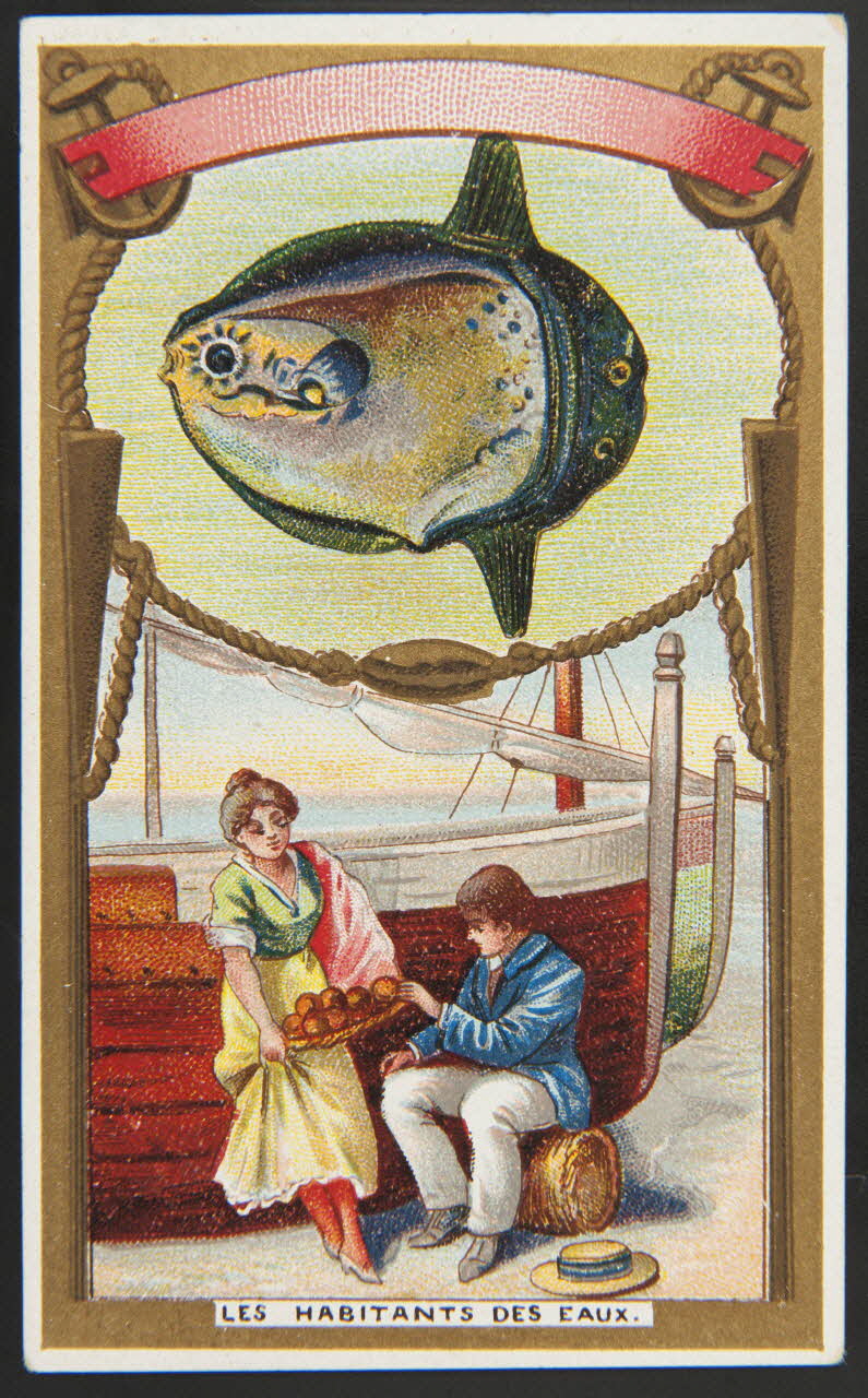 Hérold (éditeur), Gamichon Frères et Bisschop carte réclame chromo Paris 1895-1914 1995.1.3971.13 Photo