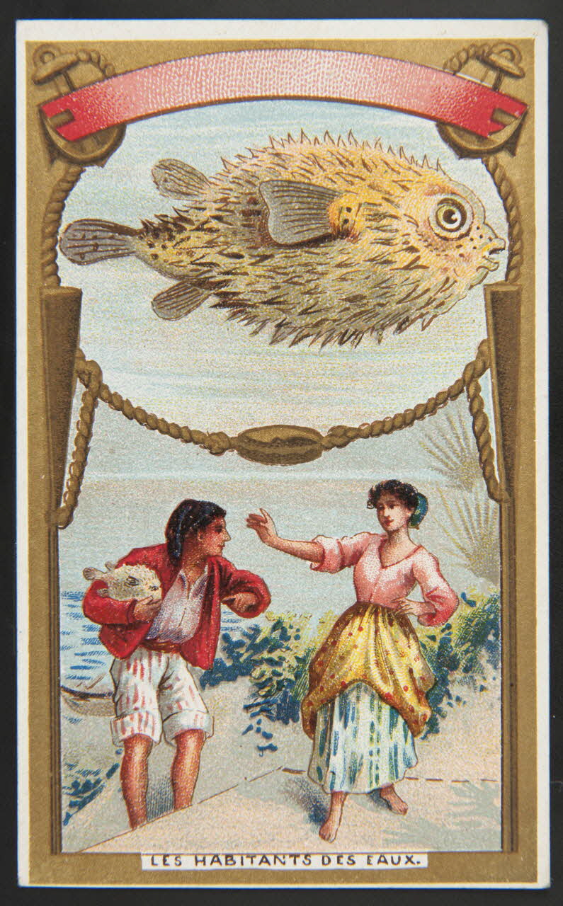 Hérold (éditeur), Gamichon Frères et Bisschop carte réclame chromo Paris 1895-1914 1995.1.3971.15 Photo