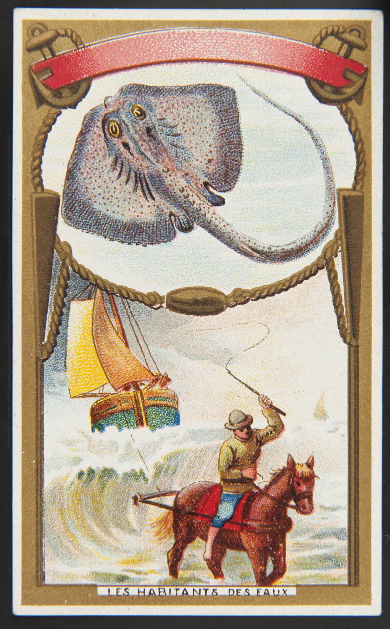 Hérold (éditeur), Gamichon Frères et Bisschop carte réclame chromo Paris 1895-1914 1995.1.3971.21 Photo