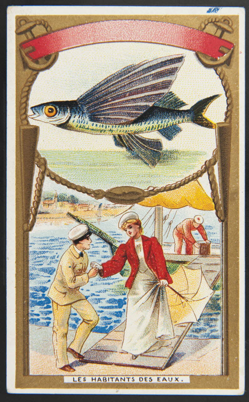 Hérold (éditeur), Gamichon Frères et Bisschop carte réclame chromo Paris 1895-1914 1995.1.3971.23 Photo