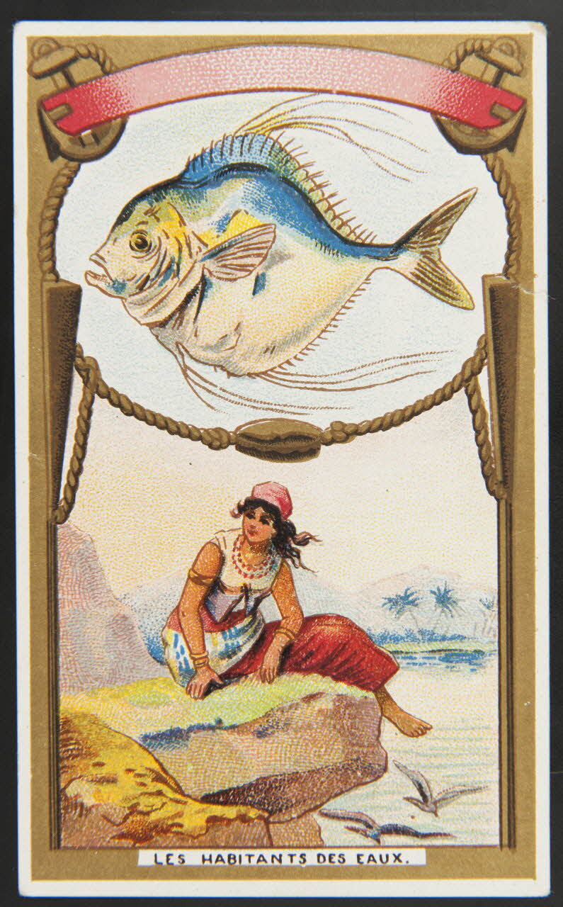 Hérold (éditeur), Gamichon Frères et Bisschop carte réclame chromo Paris 1895-1914 1995.1.3971.25 Photo