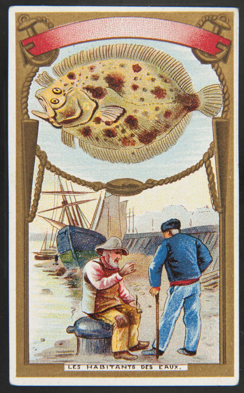 Hérold (éditeur), Gamichon Frères et Bisschop carte réclame chromo Paris 1895-1914 1995.1.3971.3 Photo