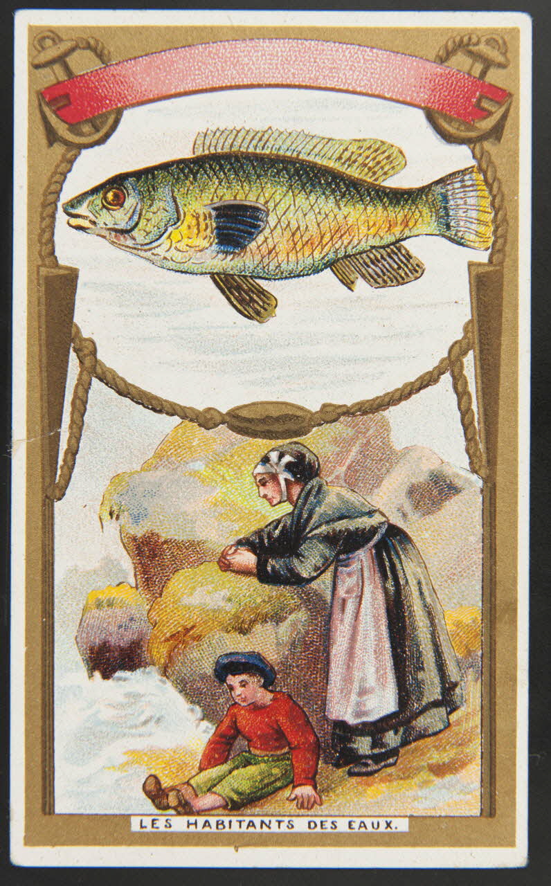 Hérold (éditeur), Gamichon Frères et Bisschop carte réclame chromo Paris 1895-1914 1995.1.3971.5 Photo