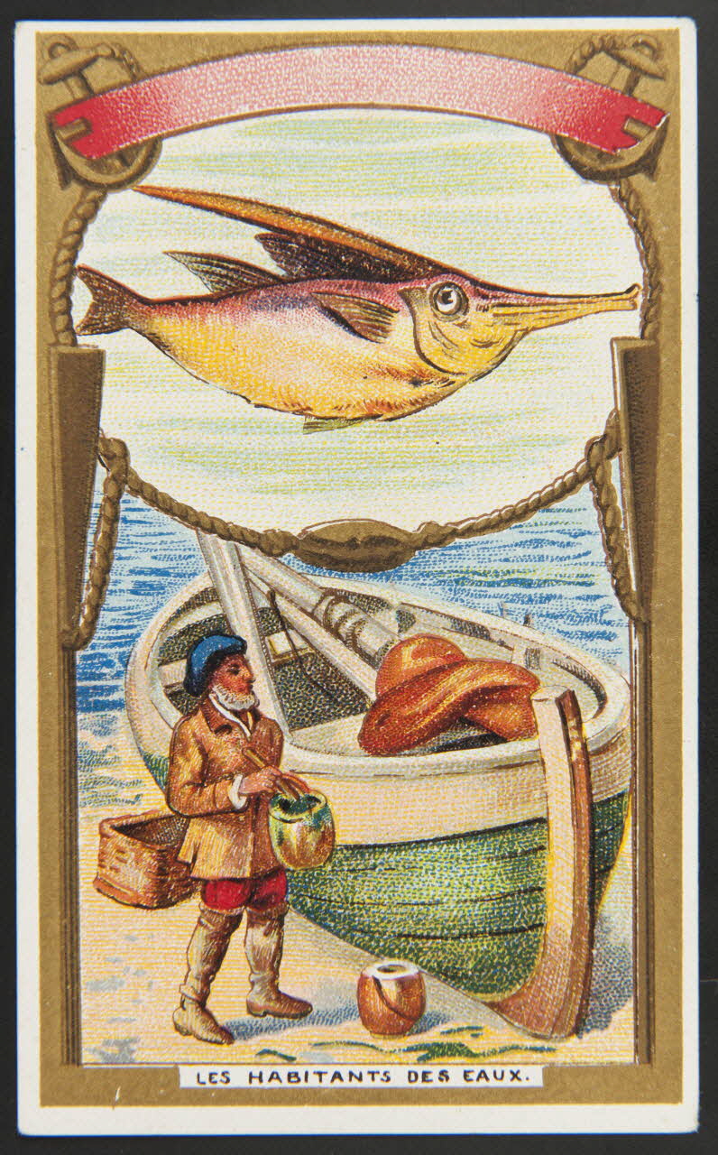 Hérold (éditeur), Gamichon Frères et Bisschop carte réclame chromo Paris 1895-1914 1995.1.3971.6 Photo