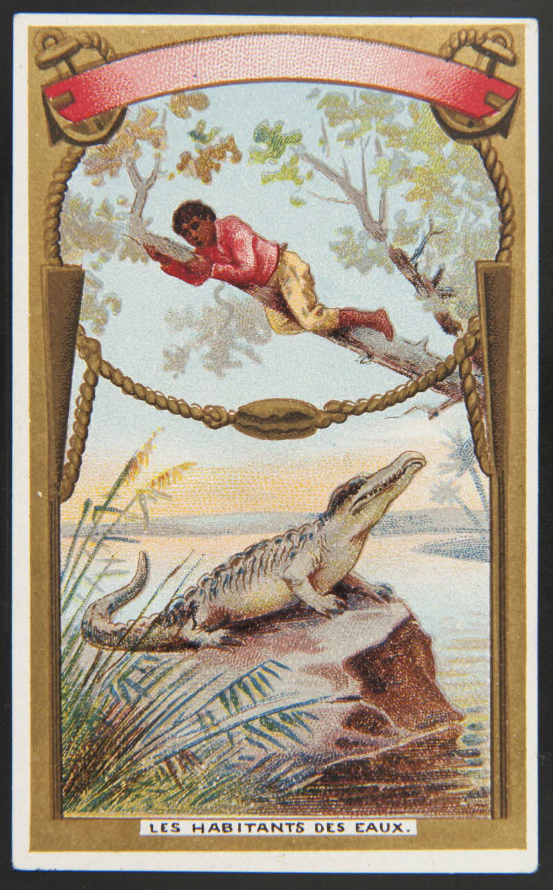 Hérold (éditeur), Gamichon Frères et Bisschop carte réclame chromo Paris 1895-1914 1995.1.3971.7 Photo