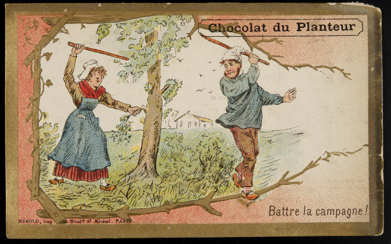 Hérold (éditeur), Compagnie Coloniale carte réclame chromo Paris 1895-1914 1995.1.3973.1 Photo