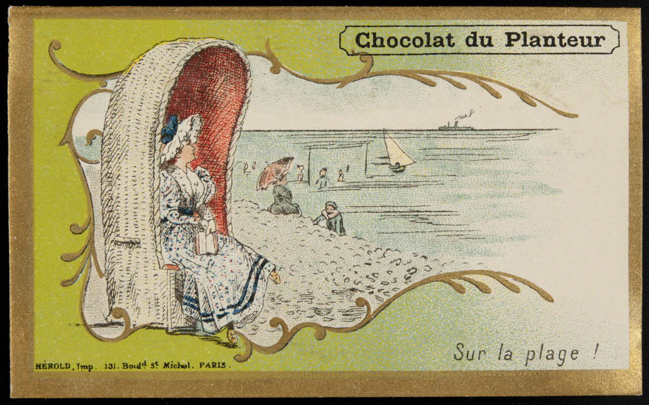 Hérold (éditeur), Compagnie Coloniale carte réclame chromo Paris 1895-1914 1995.1.3973.3 Photo