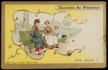 Herold; carte réclame chromo Paris 1895-1914 1995.1.3973.7 Photo