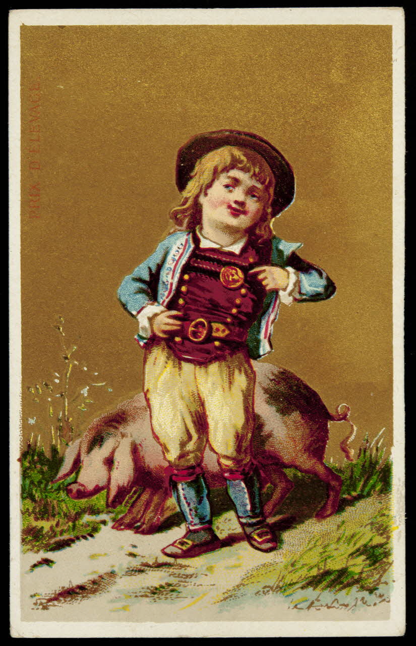 Dupuy carte réclame chromo Paris 1877-1891 1995.1.4045.2 Photo