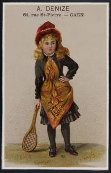 Manly Eleanor E. carte réclame chromo Paris 1877-1891 1995.1.4049.1  Photo