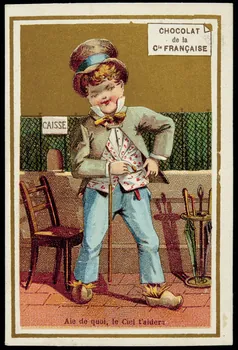 Dupuy carte réclame chromo Paris 1877-1891 1995.1.4050.2 Photo