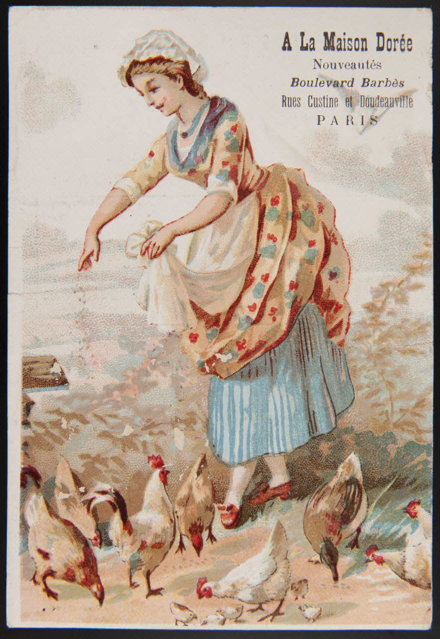 Dupuy carte réclame chromo Paris 1877-1891 1995.1.4052.2 Photo