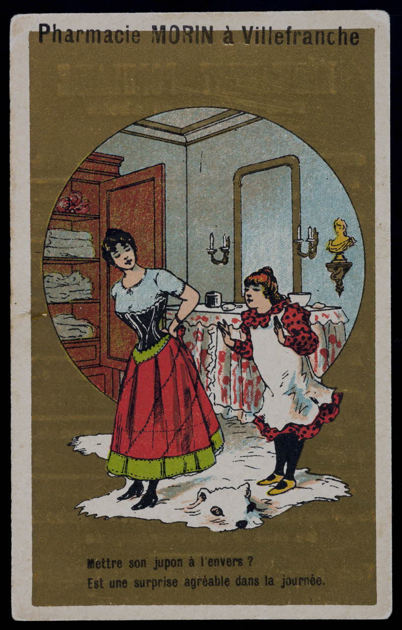 Romanet carte réclame chromo Paris 1877-1907 1995.1.415.3 Photo