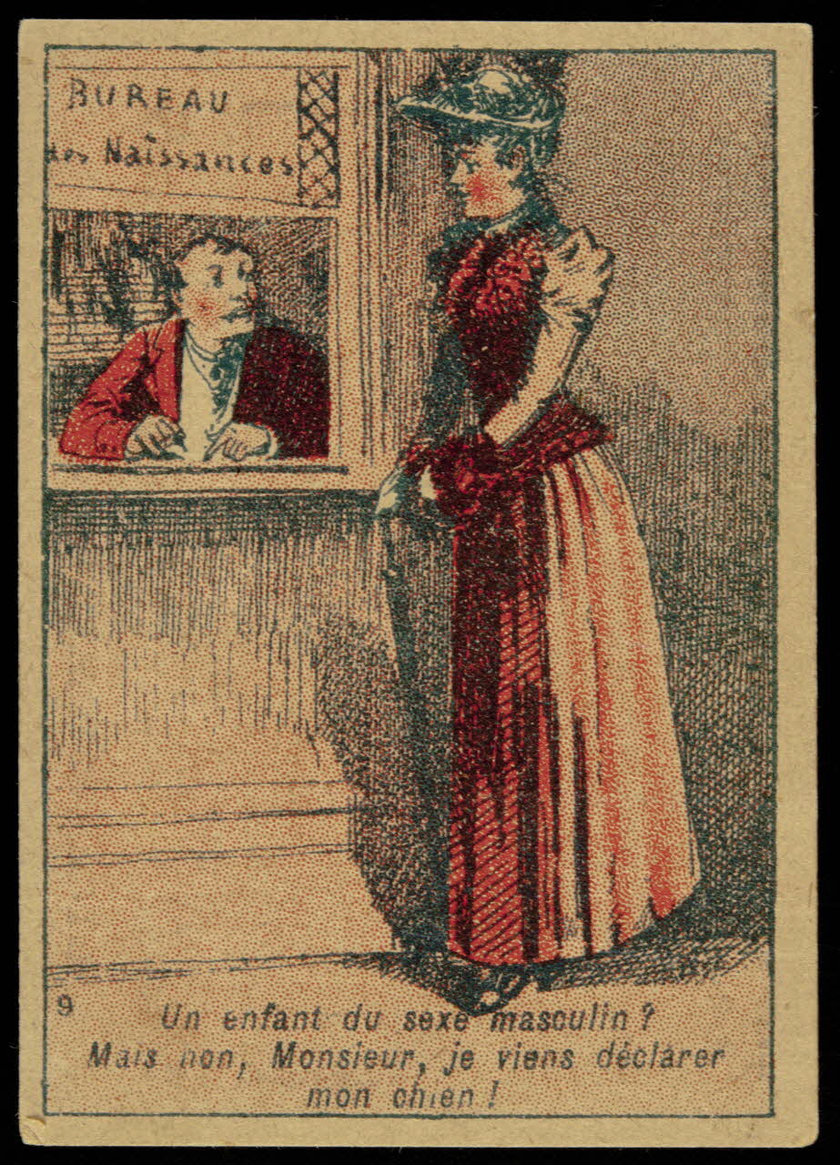Lampuré G. / Hutinet / Wallays, Nisse et Cie / Lis E. carte réclame chromo Roubaix 1894-1900 1995.1.4154.32 Photo