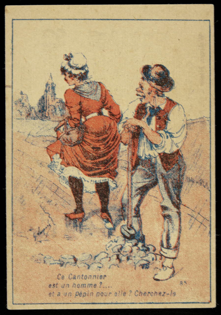 Lampuré G. / Hutinet / Wallays, Nisse et Cie carte réclame chromo Roubaix 1894-1900 1995.1.4154.43 Photo