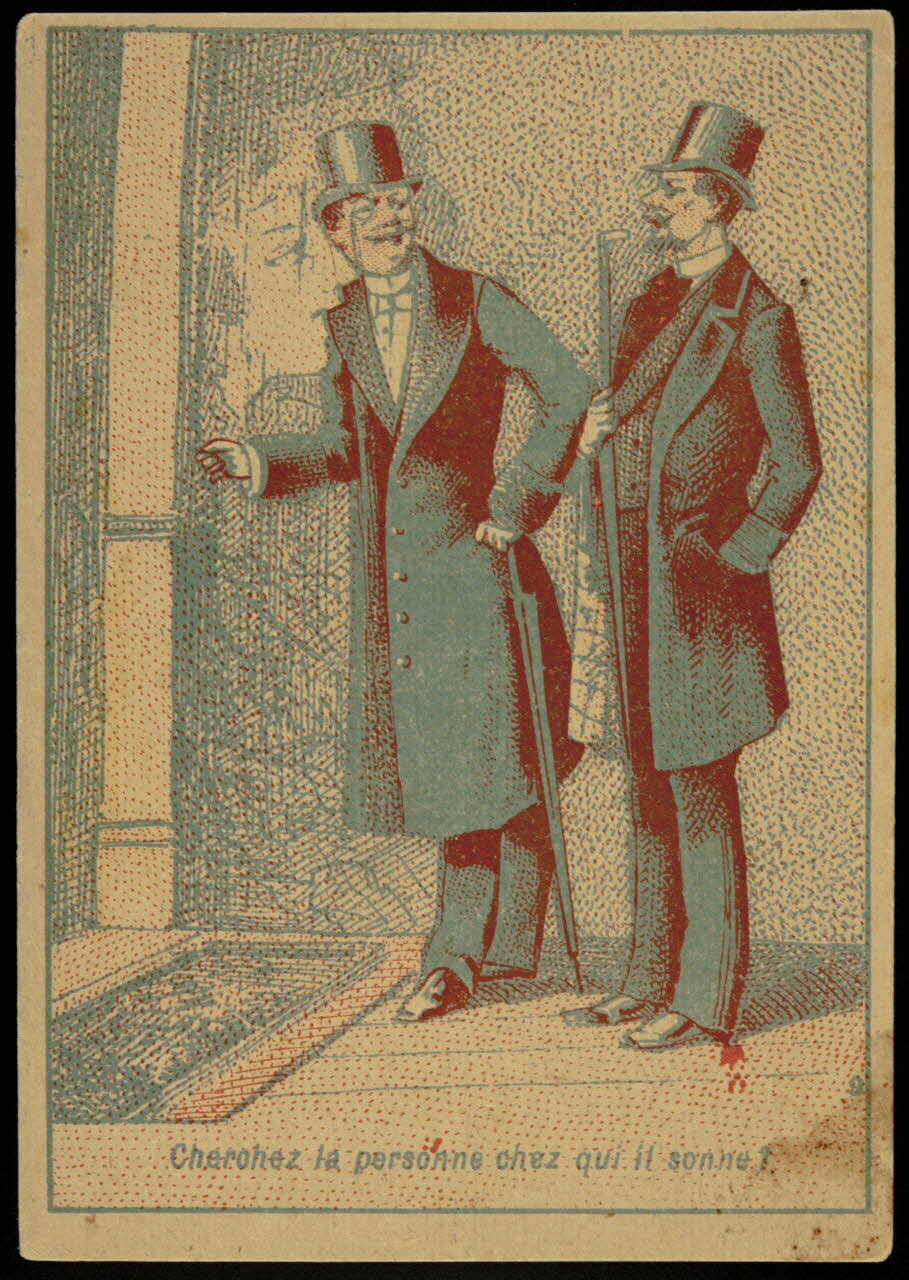 Lampuré G. / Hutinet / Wallays, Nisse et Cie carte réclame chromo Roubaix 1894-1900 1995.1.4154.6 Photo