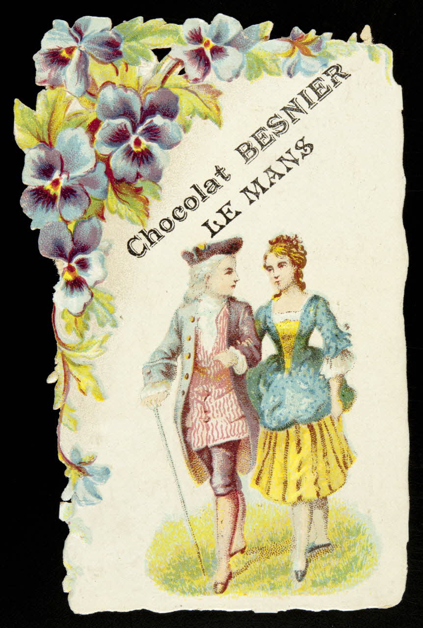 Hutinet (éditeur), Wallay, Nisse et Cie carte réclame chromo Roubaix 1894-1900 1995.1.4158.1 Photo