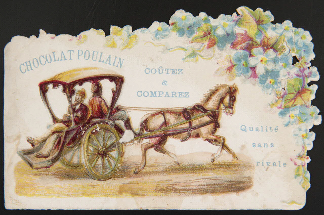 Hutinet (éditeur), Wallay, Nisse et Cie carte réclame chromo Roubaix 1894-1900 1995.1.4163.2 Photo