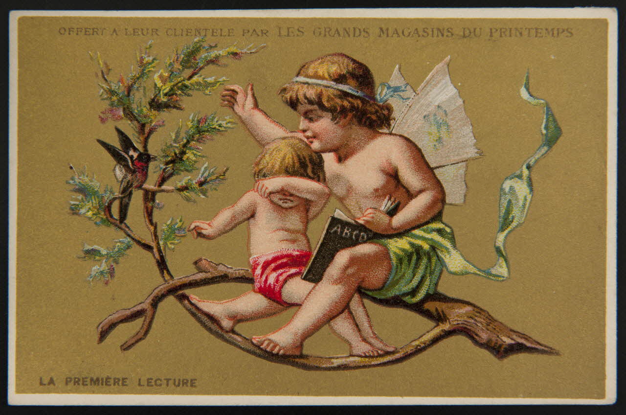 D. Hutinet carte réclame chromo Paris 1880 1995.1.4167.5 Photo