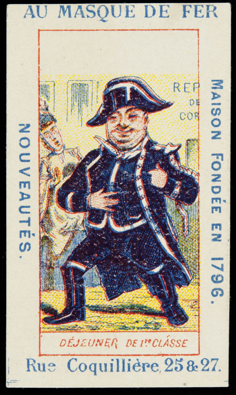 Hermet carte réclame chromo Paris 1875-1876 1995.1.4184.10 Photo