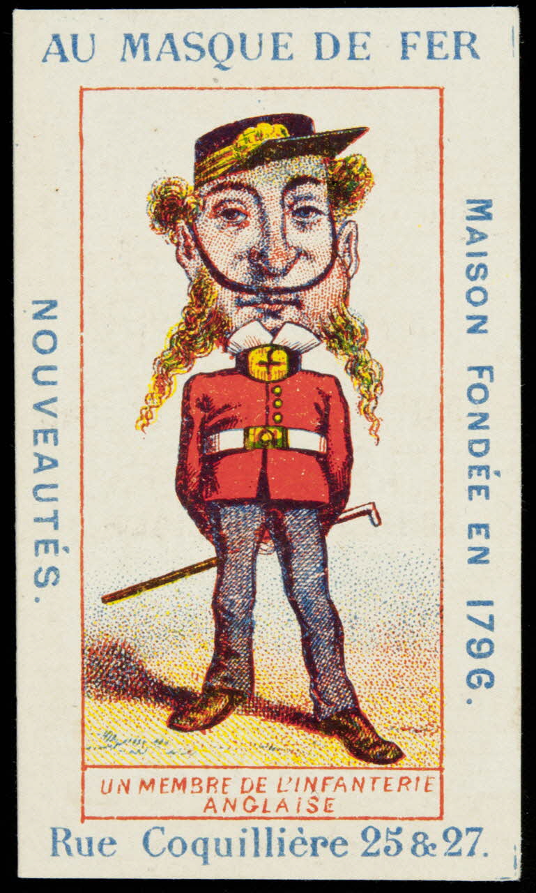 Hermet carte réclame chromo Paris 1875-1876 1995.1.4184.15 Photo