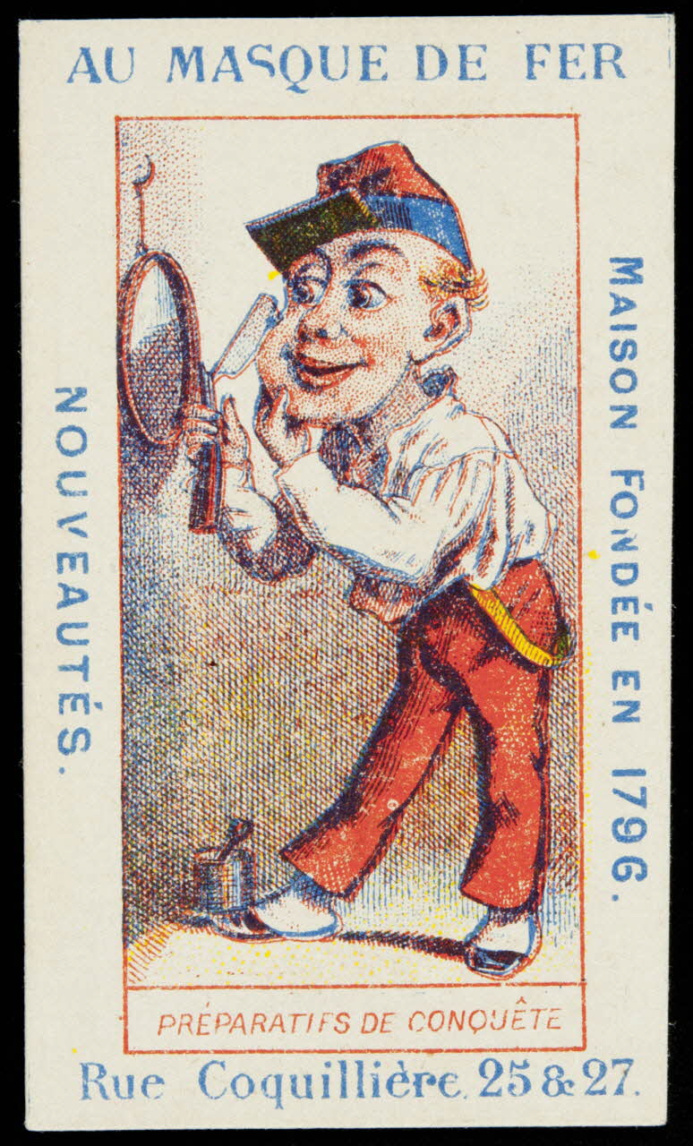 Hermet carte réclame chromo Paris 1875-1876 1995.1.4184.16 Photo