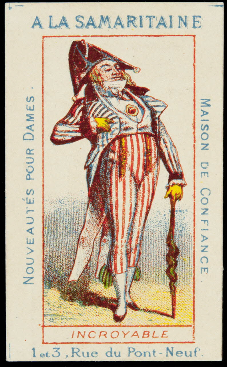 Hermet carte réclame chromo Paris 1875-1876 1995.1.4184.20 Photo