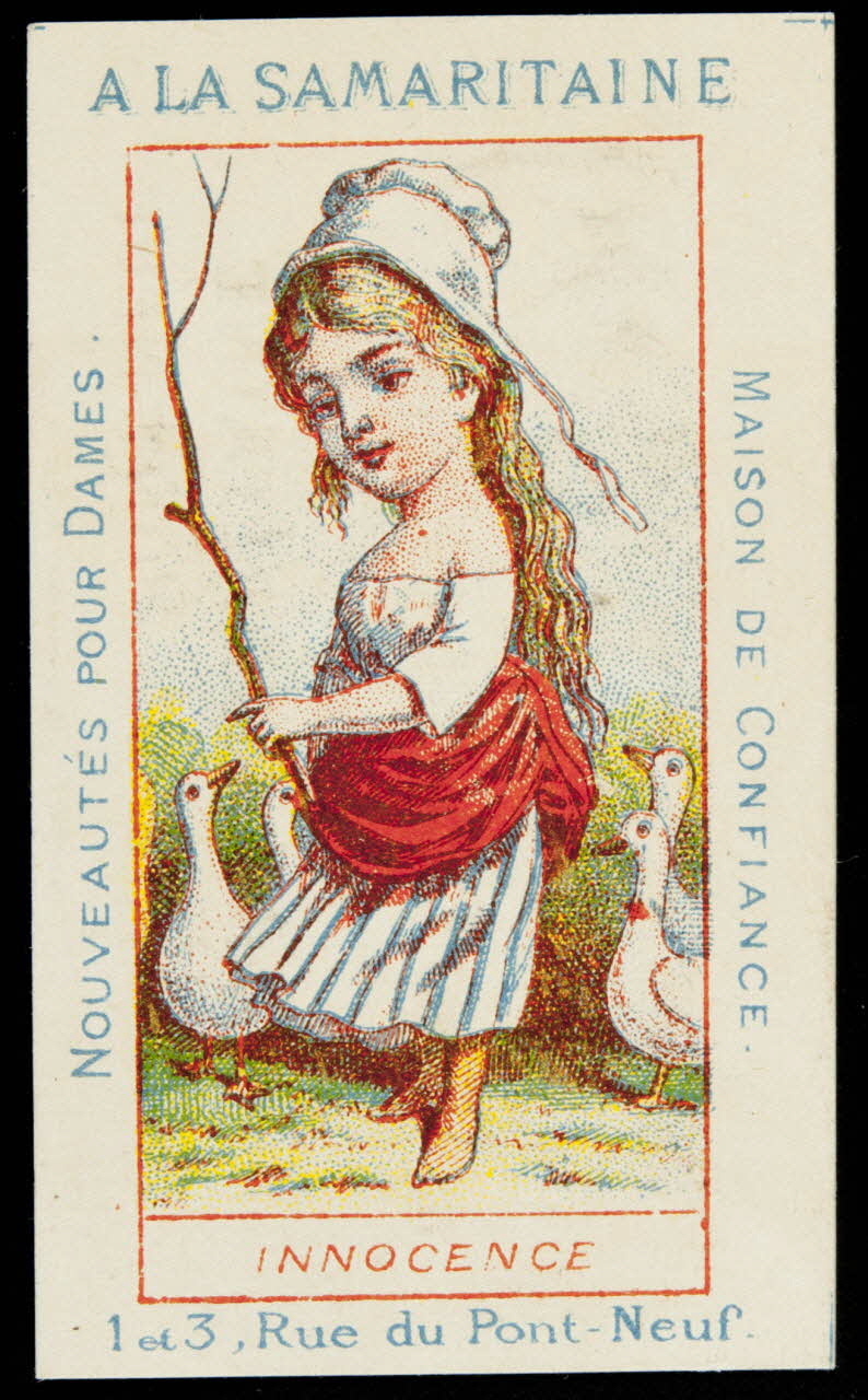 Hermet carte réclame chromo Paris 1875-1876 1995.1.4184.21 Photo