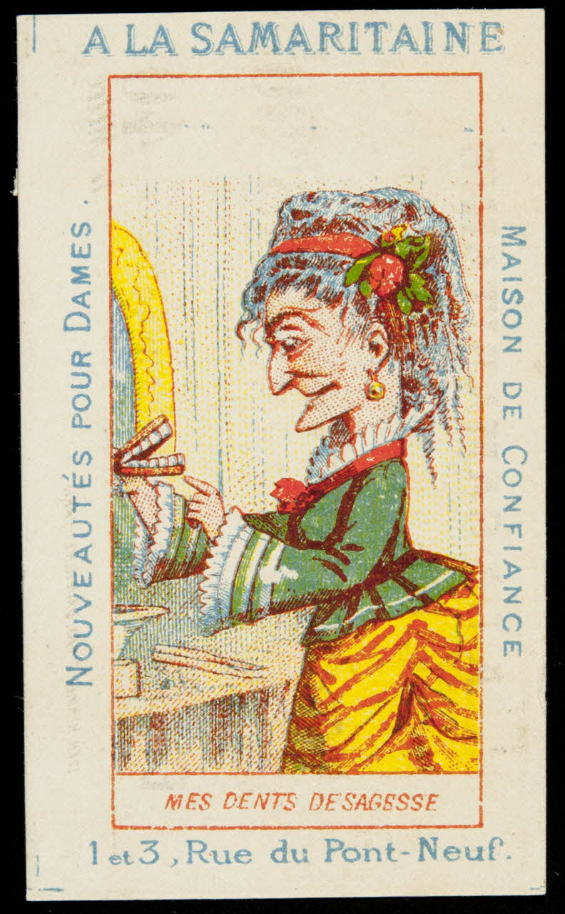 Hermet carte réclame chromo Paris 1875-1876 1995.1.4184.22 Photo