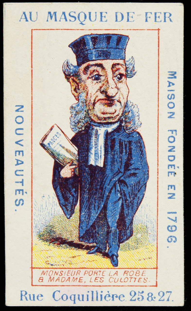 Hermet carte réclame chromo Paris 1875-1876 1995.1.4184.8 Photo