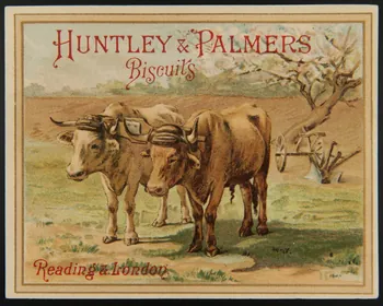 Huntley and Palmers carte réclame chromo Paris 1885-1910 1995.1.4188.1 Photo