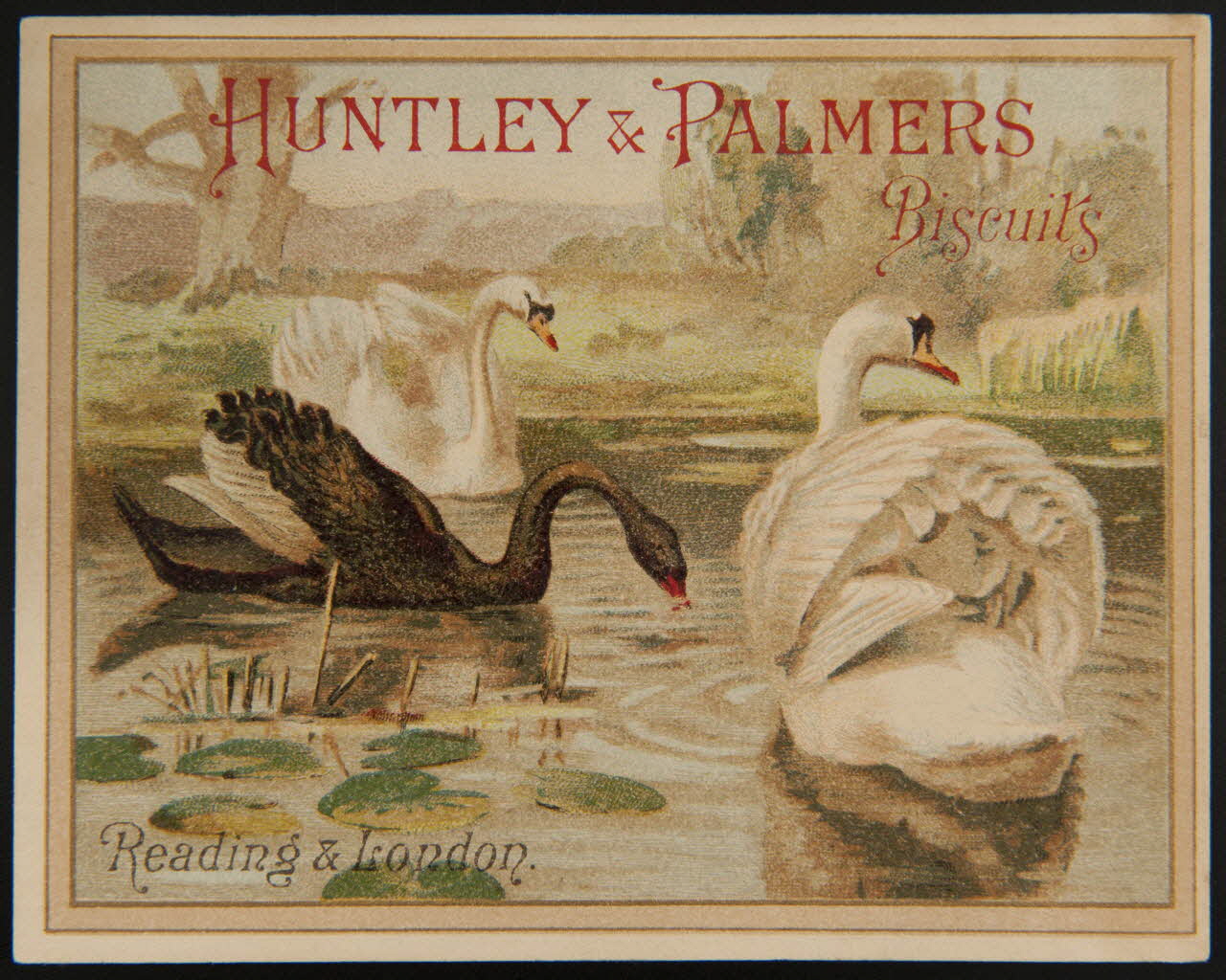 Huntley and Palmers carte réclame chromo Paris 1885-1910 1995.1.4188.11 Photo