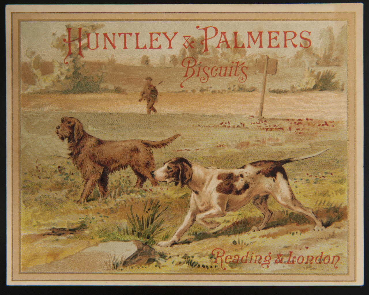 Huntley and Palmers carte réclame chromo Paris 1885-1910 1995.1.4188.5 Photo