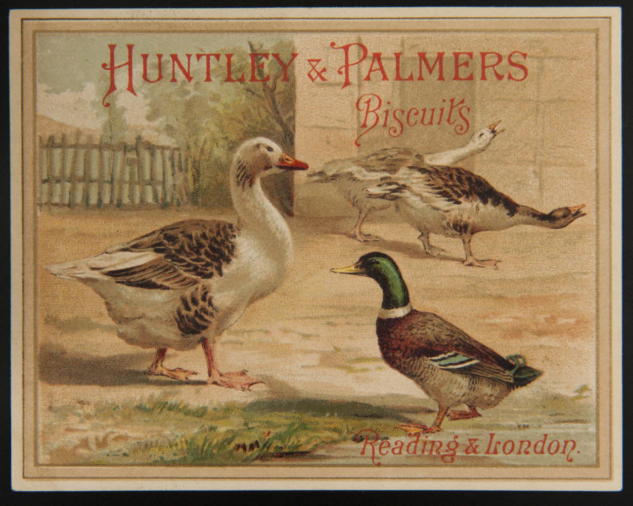 Huntley and Palmers carte réclame chromo Paris 1885-1910 1995.1.4188.6 Photo