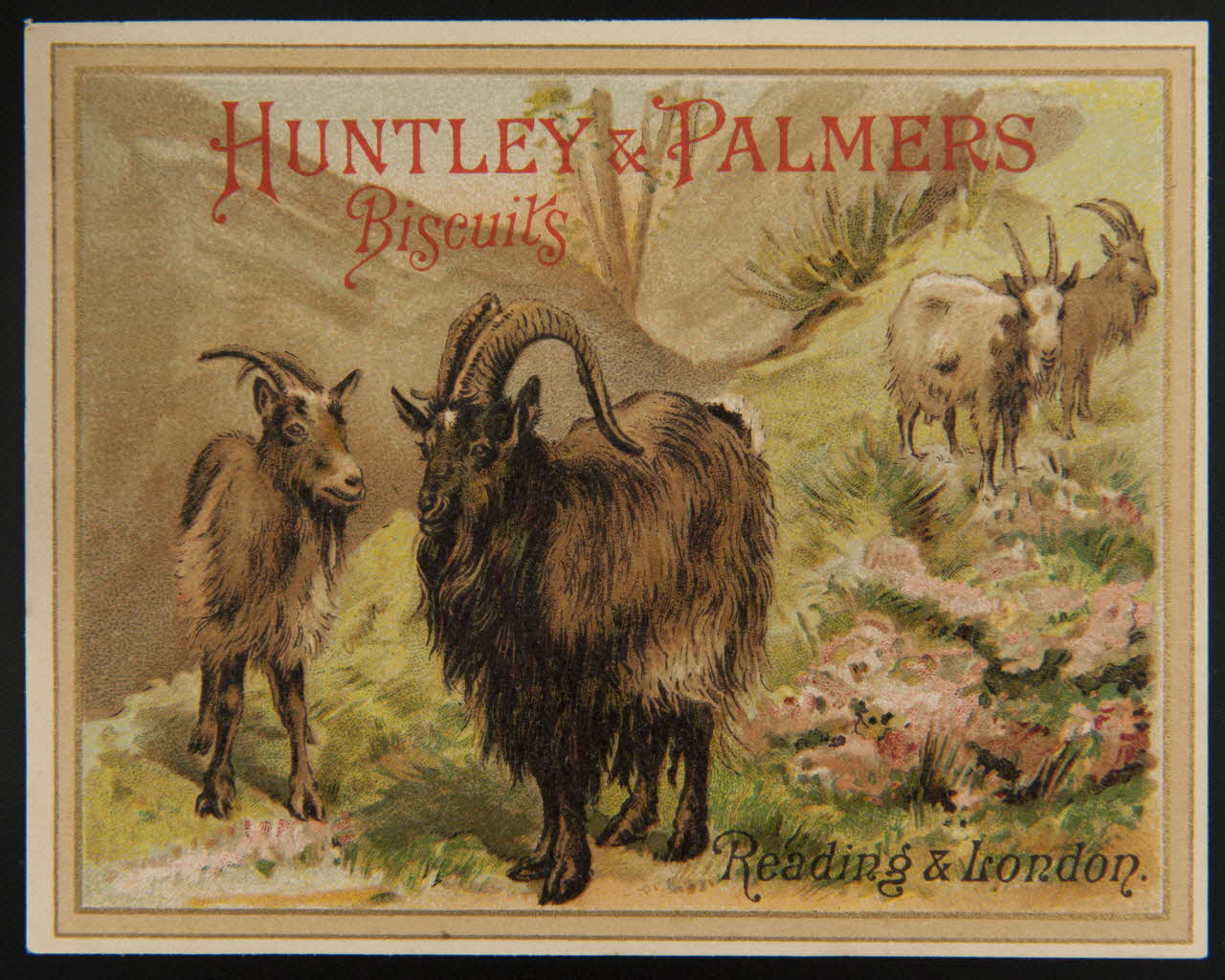 Huntley and Palmers carte réclame chromo Paris 1885-1910 1995.1.4188.7 Photo