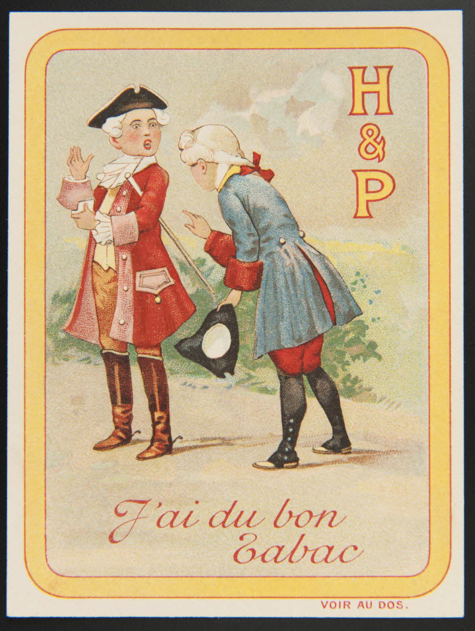 Huntley and Palmers carte réclame chromo Paris 1885-1910 1995.1.4190.10 Photo