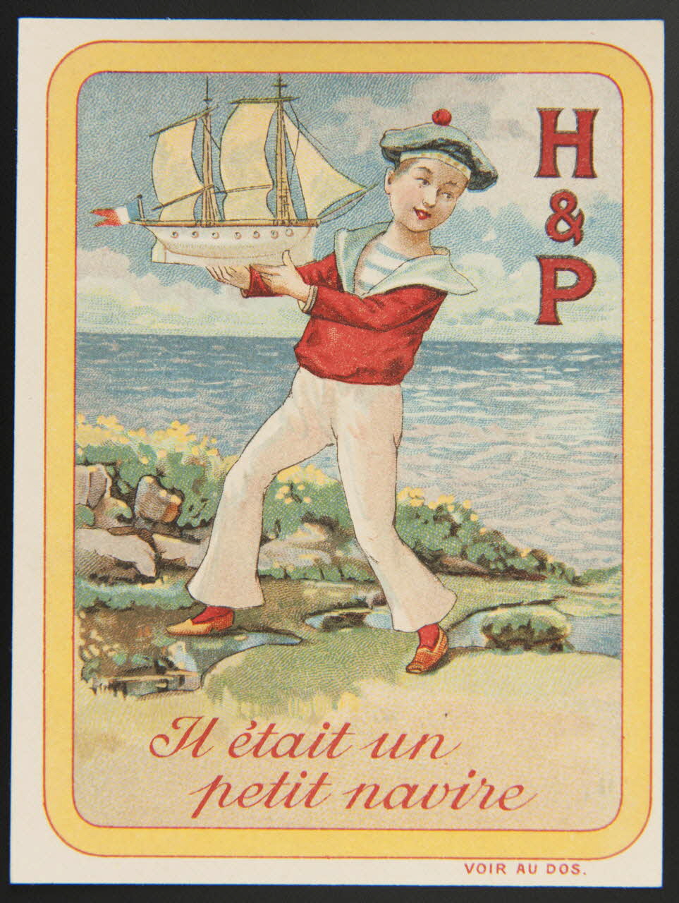 Huntley and Palmers carte réclame chromo Paris 1885-1910 1995.1.4190.3 Photo