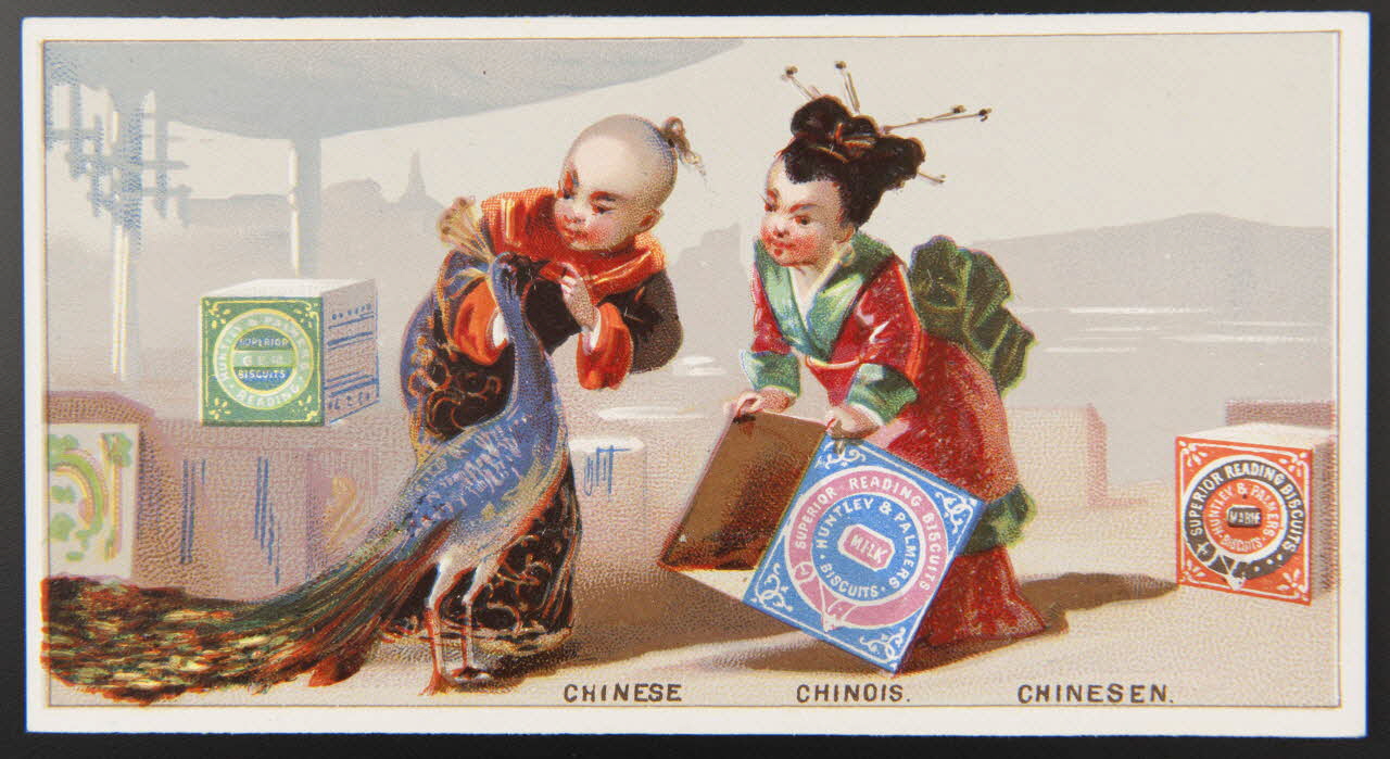 Huntley and Palmers carte réclame chromo Paris 1885-1910 1995.1.4194.1 Photo