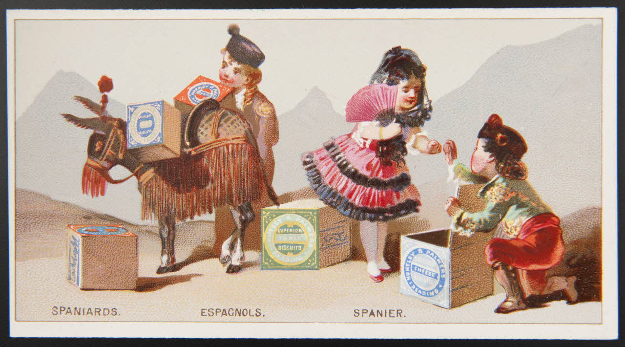 Huntley and Palmers carte réclame chromo Paris 1885-1910 1995.1.4194.10 Photo