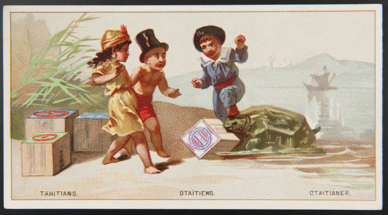 Huntley and Palmers carte réclame chromo Paris 1885-1910 1995.1.4194.11 Photo