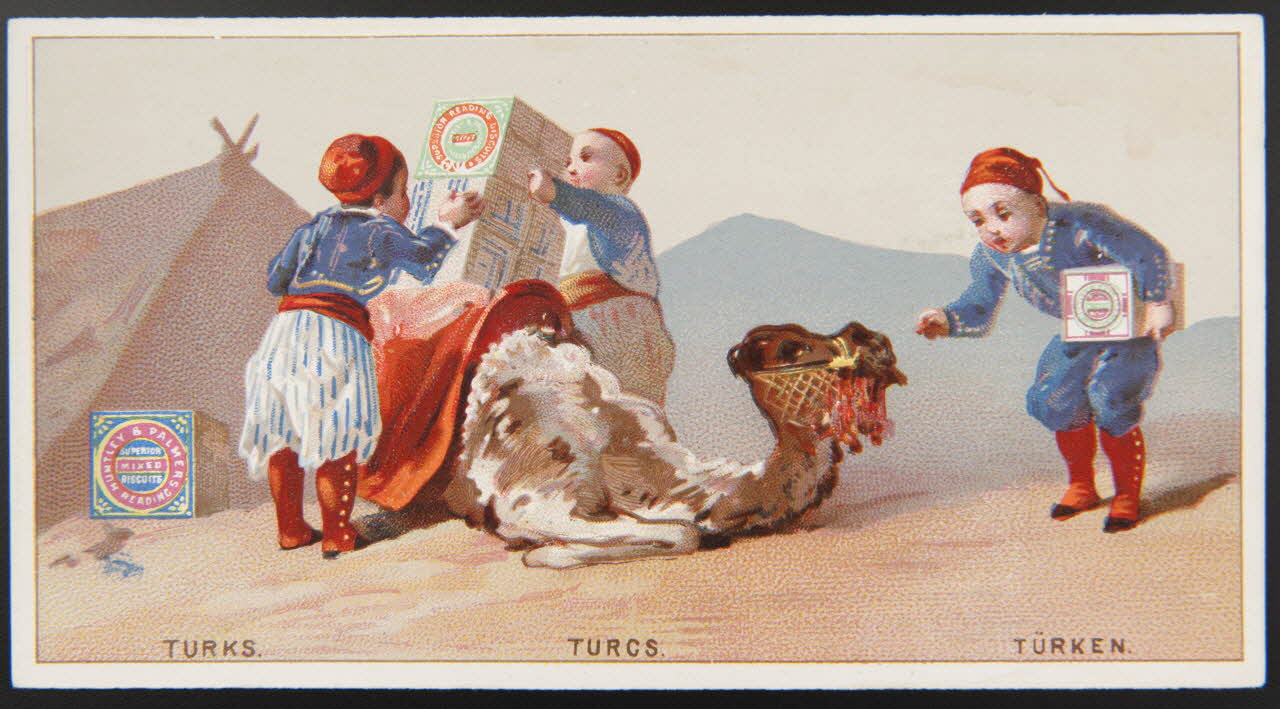 Huntley and Palmers carte réclame chromo Paris 1885-1910 1995.1.4194.12 Photo
