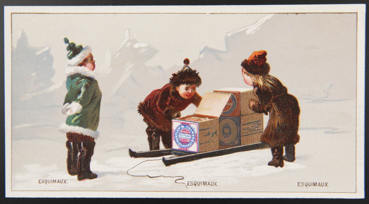 Huntley and Palmers carte réclame chromo Paris 1885-1910 1995.1.4194.2 Photo