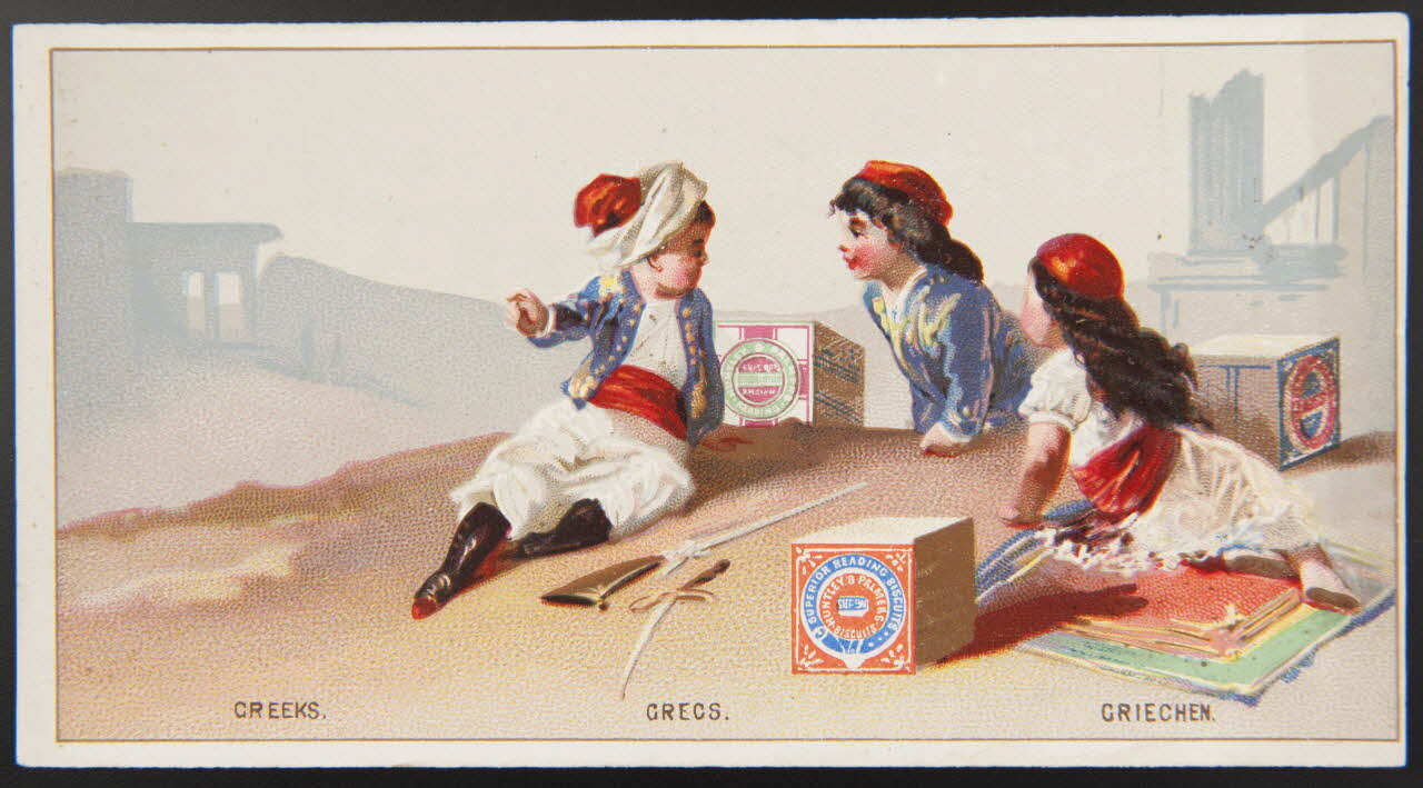 Huntley and Palmers carte réclame chromo Paris 1885-1910 1995.1.4194.3 Photo