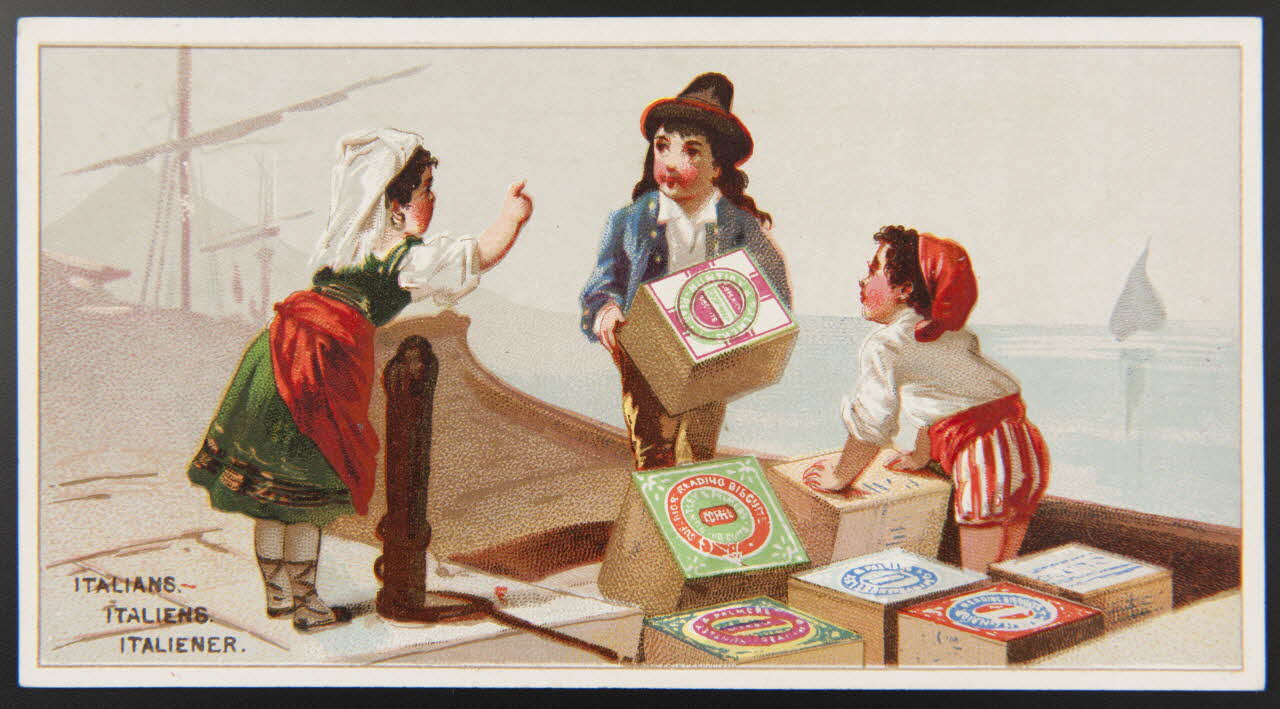 Huntley and Palmers carte réclame chromo Paris 1885-1910 1995.1.4194.6 Photo