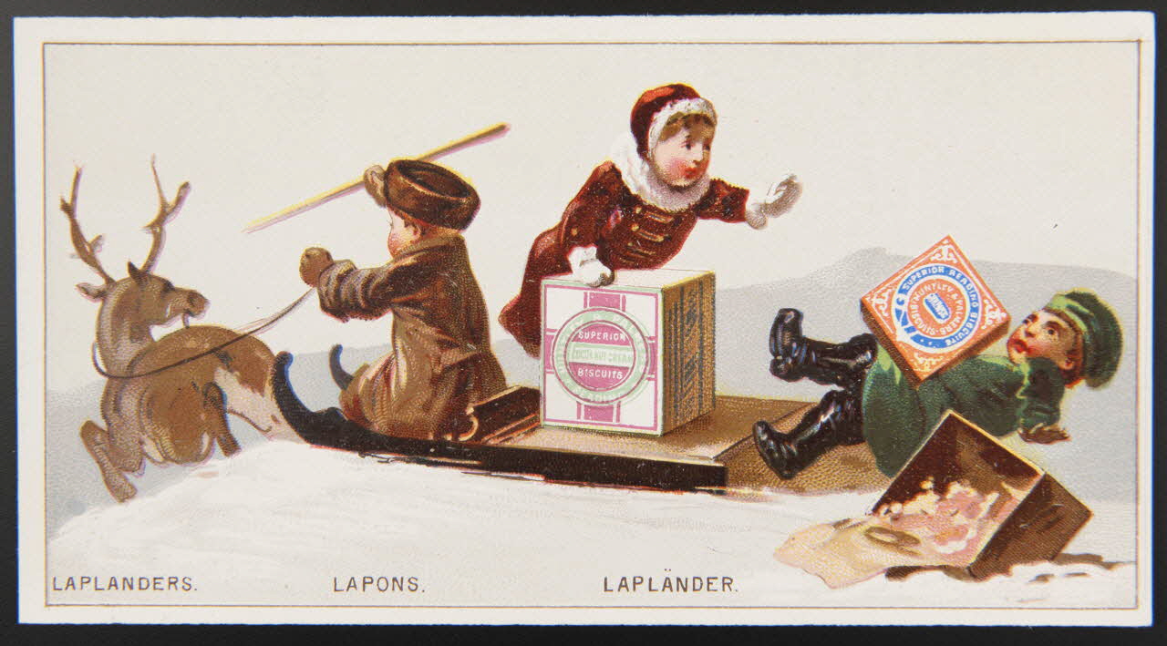 Huntley and Palmers carte réclame chromo Paris 1885-1910 1995.1.4194.8 Photo