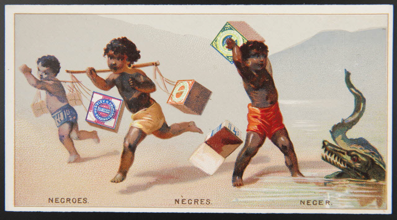 Huntley and Palmers carte réclame chromo Paris 1885-1910 1995.1.4194.9 Photo